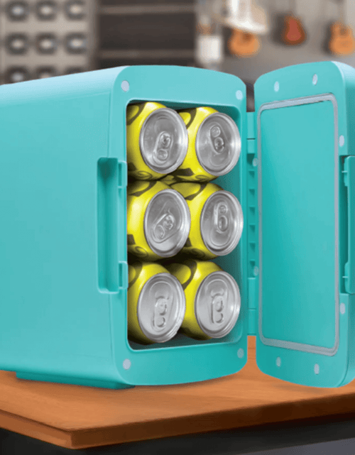 Load image into Gallery viewer, Emerson Portable Mini Fridge Cooler Quiet w Secure Latch and Holds up to 6 Cans by Jupiter Gear Home
