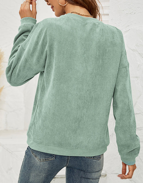 Load image into Gallery viewer, MAMA Graphic Dropped Shoulder Sweatshirt
