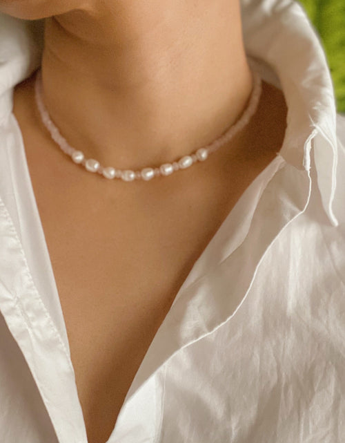 Load image into Gallery viewer, Freshwater Pearl Choker Necklace by Ellisonyoung.com
