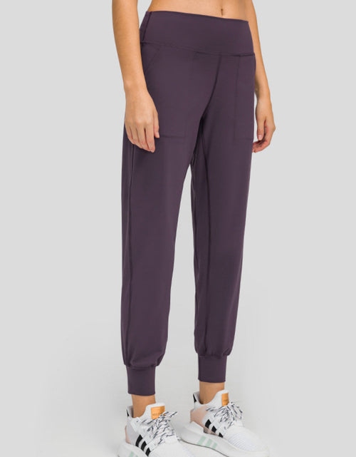 Load image into Gallery viewer, Millennia Wide Waistband Slant Pocket Pants
