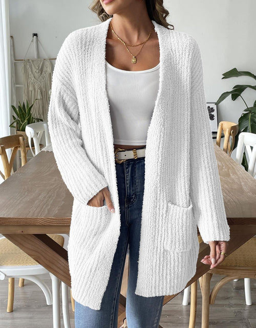 Load image into Gallery viewer, Open Front Long Sleeve Cardigan
