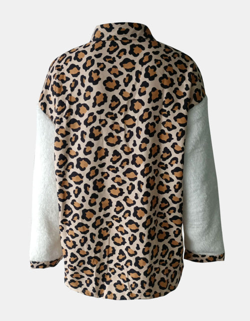 Load image into Gallery viewer, Fuzzy Button Up Long Sleeve Jacket
