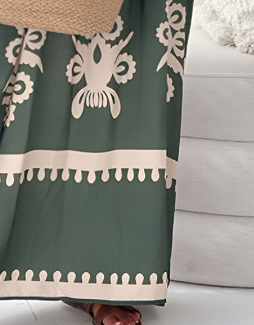 Load image into Gallery viewer, Printed Spaghetti Strap Sleeveless Maxi Dress
