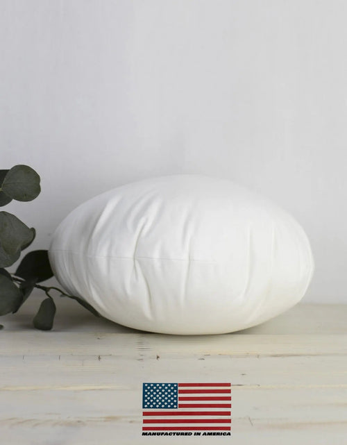 Load image into Gallery viewer, 36" | Round Pillows Insert | Indoor Outdoor Hypoallergenic Polyester Pillow Insert | Quality Insert | Round Pillow Form | Round Pillow by UniikPillows
