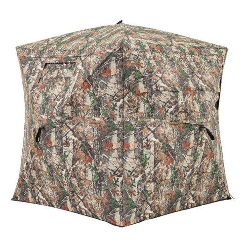 Load image into Gallery viewer, 360° One Way See Through Hunting Blind Ground Blind with Portable Carrying Bag
