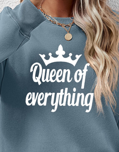 Load image into Gallery viewer, QUEEN OF EVERYTHING Round Neck Sweatshirt
