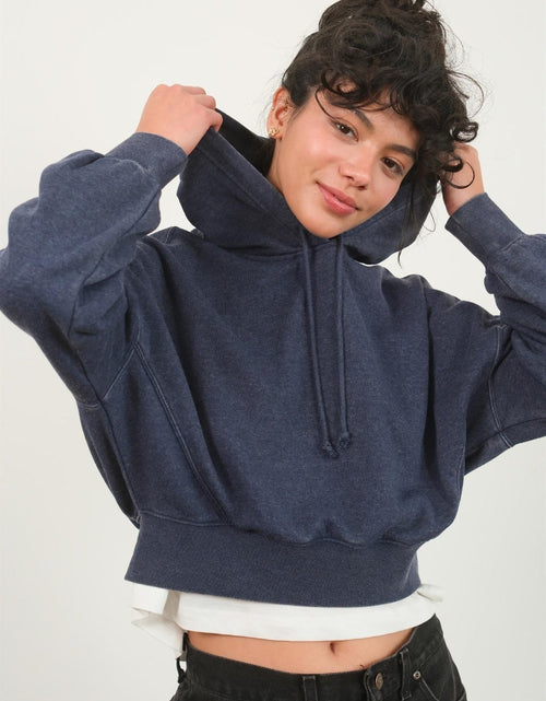 Load image into Gallery viewer, HYFVE Drop Shoulder Cropped Hoodie
