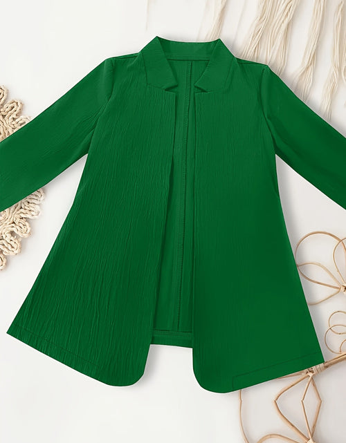Load image into Gallery viewer, Open Front Long Sleeve Jacket
