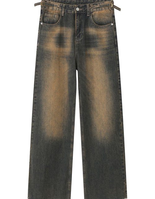 Load image into Gallery viewer, Raw Hem Straight Leg Jeans
