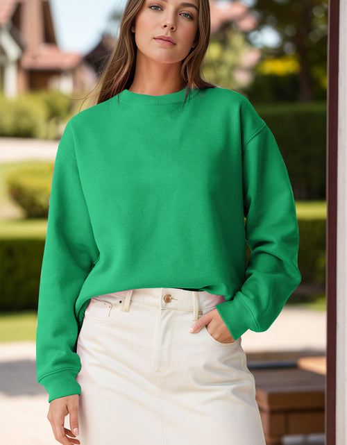 Load image into Gallery viewer, Round Neck Long Sleeve Sweatshirt
