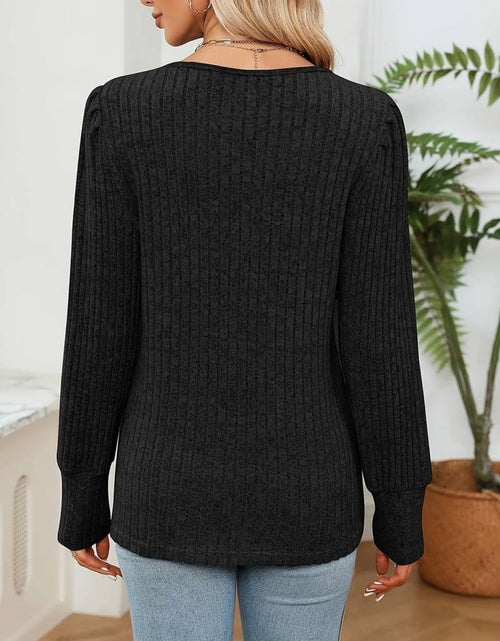 Load image into Gallery viewer, V-Neck Long Sleeve T-Shirt
