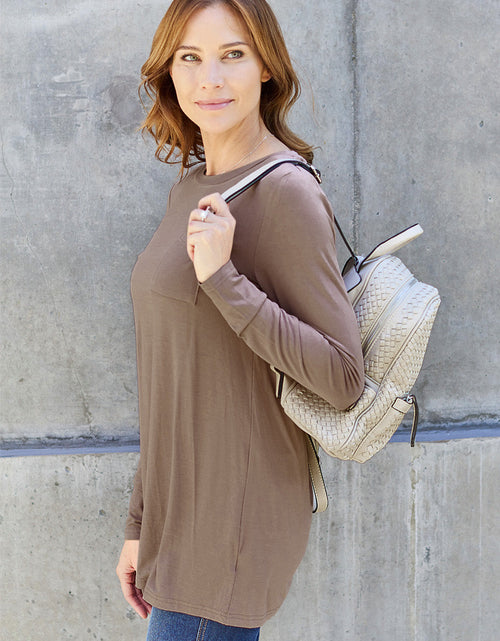 Load image into Gallery viewer, Basic Bae Full Size Round Neck Long Sleeve Top
