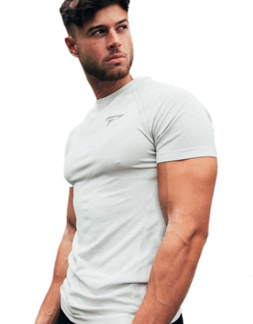 Load image into Gallery viewer, Men's Plus Size Round Neck Short Sleeve T-Shirt
