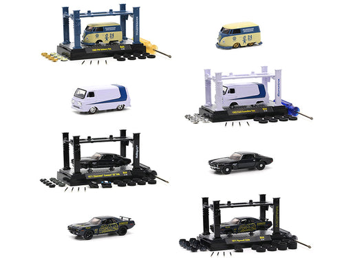 Load image into Gallery viewer, Model Kit 4 piece Car Set Release 44 Limited Edition to 9400 pieces Worldwide 1/64 Diecast Model Cars by M2 Machines
