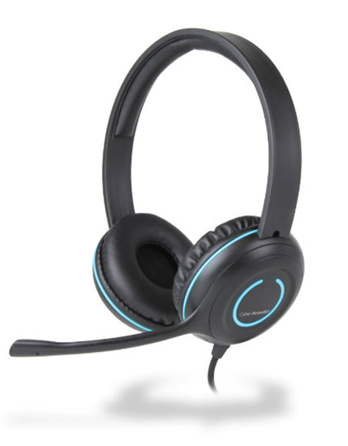 Load image into Gallery viewer, Cyber Acoustics - AC-5008 USB Stereo Headset by Level Up Desks
