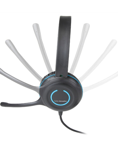 Load image into Gallery viewer, Cyber Acoustics - AC-5008 USB Stereo Headset by Level Up Desks
