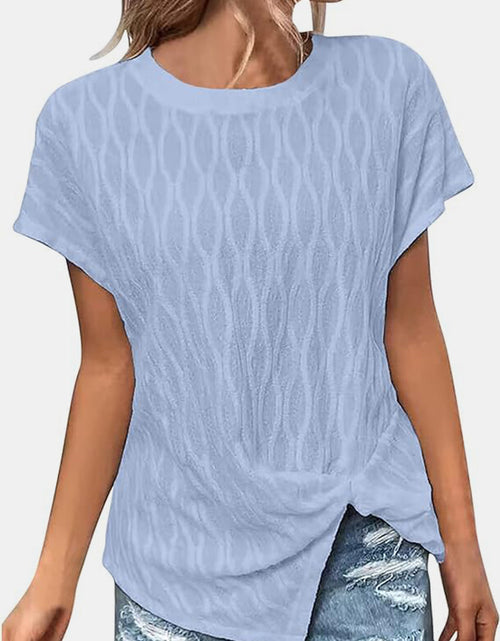 Load image into Gallery viewer, Full Size Round Neck Short Sleeve T-Shirt
