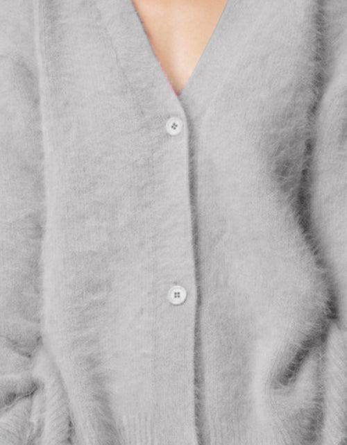 Load image into Gallery viewer, Button Up Dropped Shoulder Cardigan
