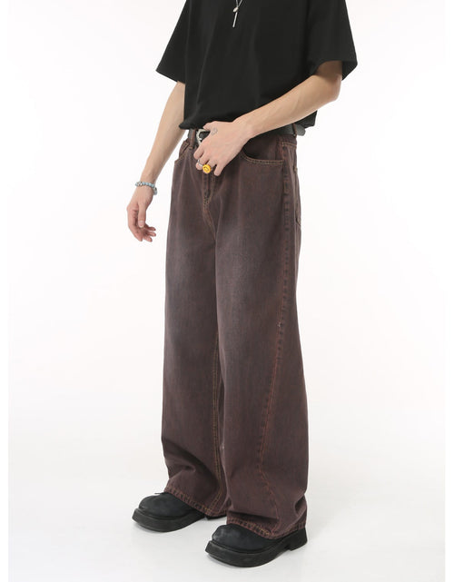 Load image into Gallery viewer, Straight-Leg Jeans with Pockets
