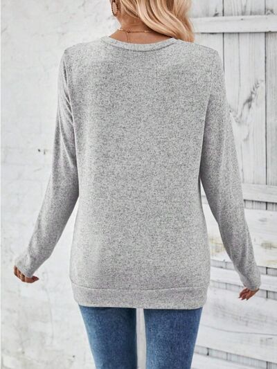 Load image into Gallery viewer, Round Neck Long Sleeve T-Shirt
