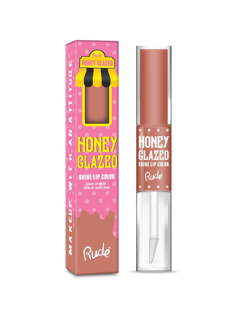 Load image into Gallery viewer, RUDE Honey Glazed Shine Lip Color - Plain
