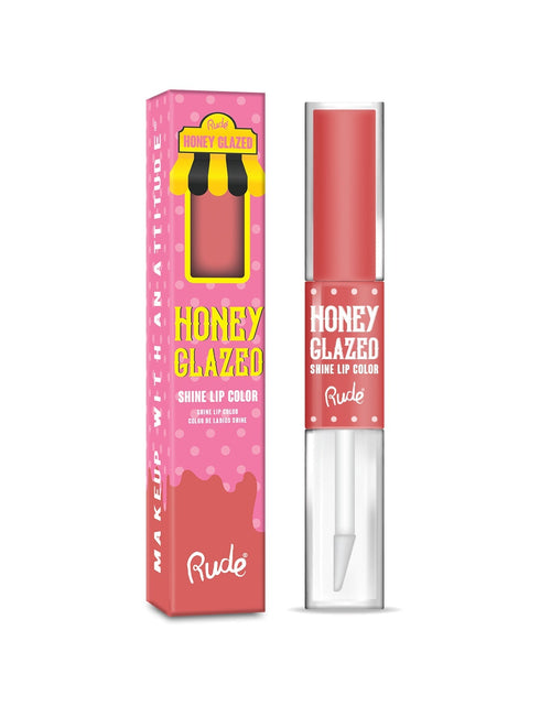Load image into Gallery viewer, RUDE Honey Glazed Shine Lip Color - Cinnamon Twist
