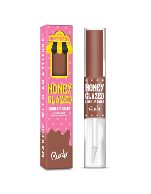 Load image into Gallery viewer, RUDE Honey Glazed Shine Lip Color - Boston Cream
