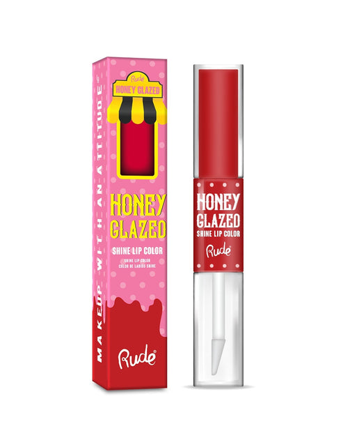 Load image into Gallery viewer, RUDE Honey Glazed Shine Lip Color - Maple Bacon
