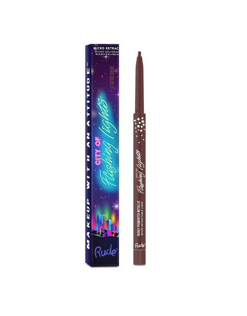 Load image into Gallery viewer, RUDE City of Flashing Lights Micro Retractable Liner - Statuesque
