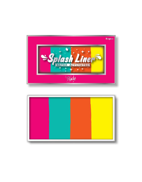 Load image into Gallery viewer, RUDE Splash Liner Water Activated Split Cake Face Body Paint - Rayon
