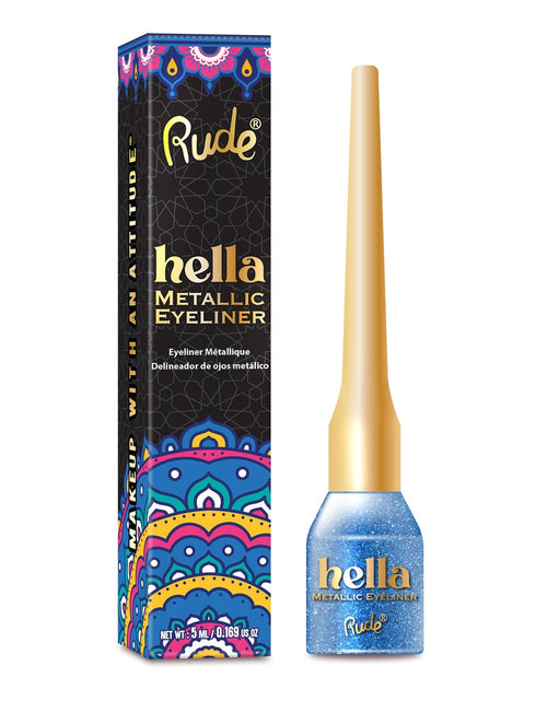 Load image into Gallery viewer, RUDE Hella Metallic Eyeliner - Sapphire
