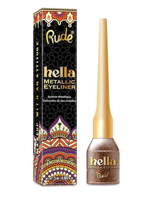 Load image into Gallery viewer, RUDE Hella Metallic Eyeliner - Tiger's Eye
