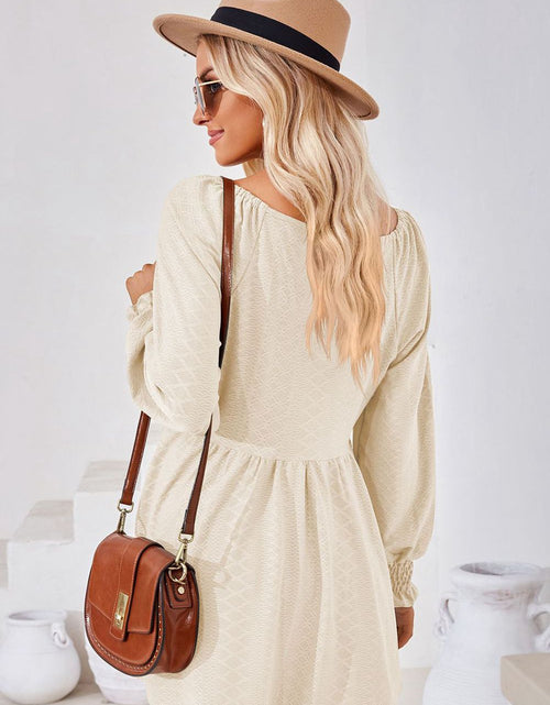 Load image into Gallery viewer, V-Neck Lantern Sleeve Blouse
