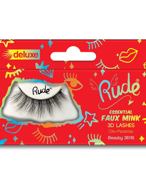 Load image into Gallery viewer, RUDE Essential Faux Mink Deluxe 3D Lashes - Beauty

