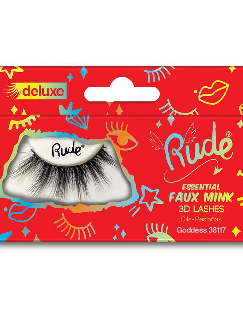 Load image into Gallery viewer, RUDE Essential Faux Mink Deluxe 3D Lashes - Goddess
