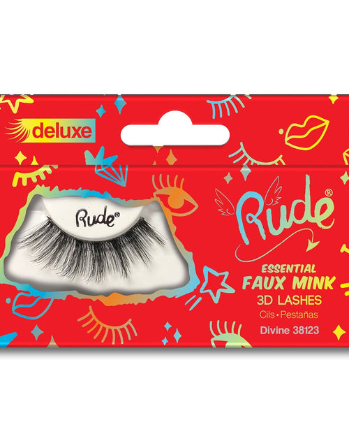 Load image into Gallery viewer, RUDE Essential Faux Mink Deluxe 3D Lashes - Divine
