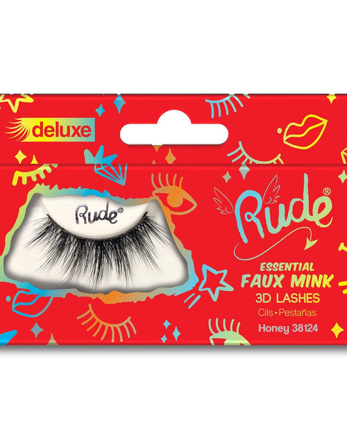 Load image into Gallery viewer, RUDE Essential Faux Mink Deluxe 3D Lashes - Honey
