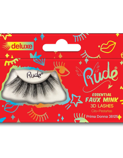 Load image into Gallery viewer, RUDE Essential Faux Mink Deluxe 3D Lashes - Prima Donna

