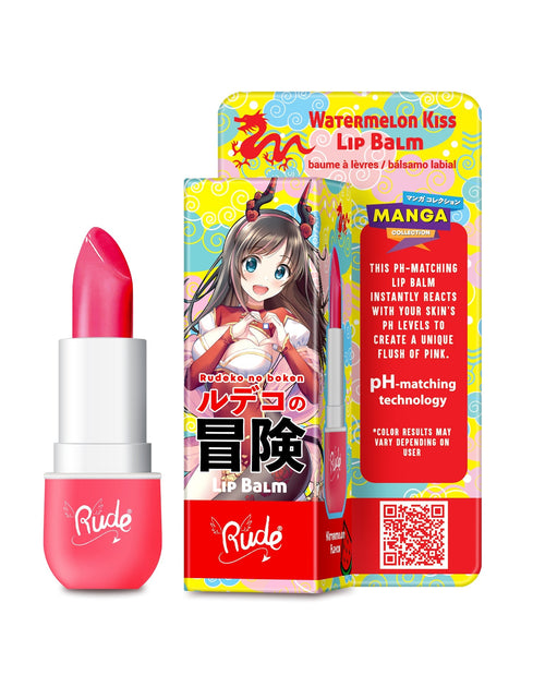 Load image into Gallery viewer, RUDE Manga Collection Lip Balm - Watermelon Kiss
