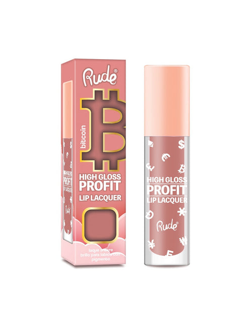 Load image into Gallery viewer, RUDE High Gloss Profit Lip Lacquer - Bitcoin
