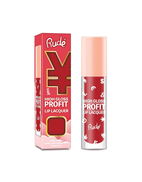 Load image into Gallery viewer, RUDE High Gloss Profit Lip Lacquer - Yen
