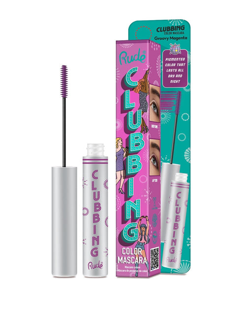 Load image into Gallery viewer, RUDE Clubbing Color Mascara - Groovy Magenta

