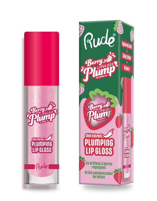 Load image into Gallery viewer, RUDE Berry Plump Plumping Lip Gloss - Pink Sugar
