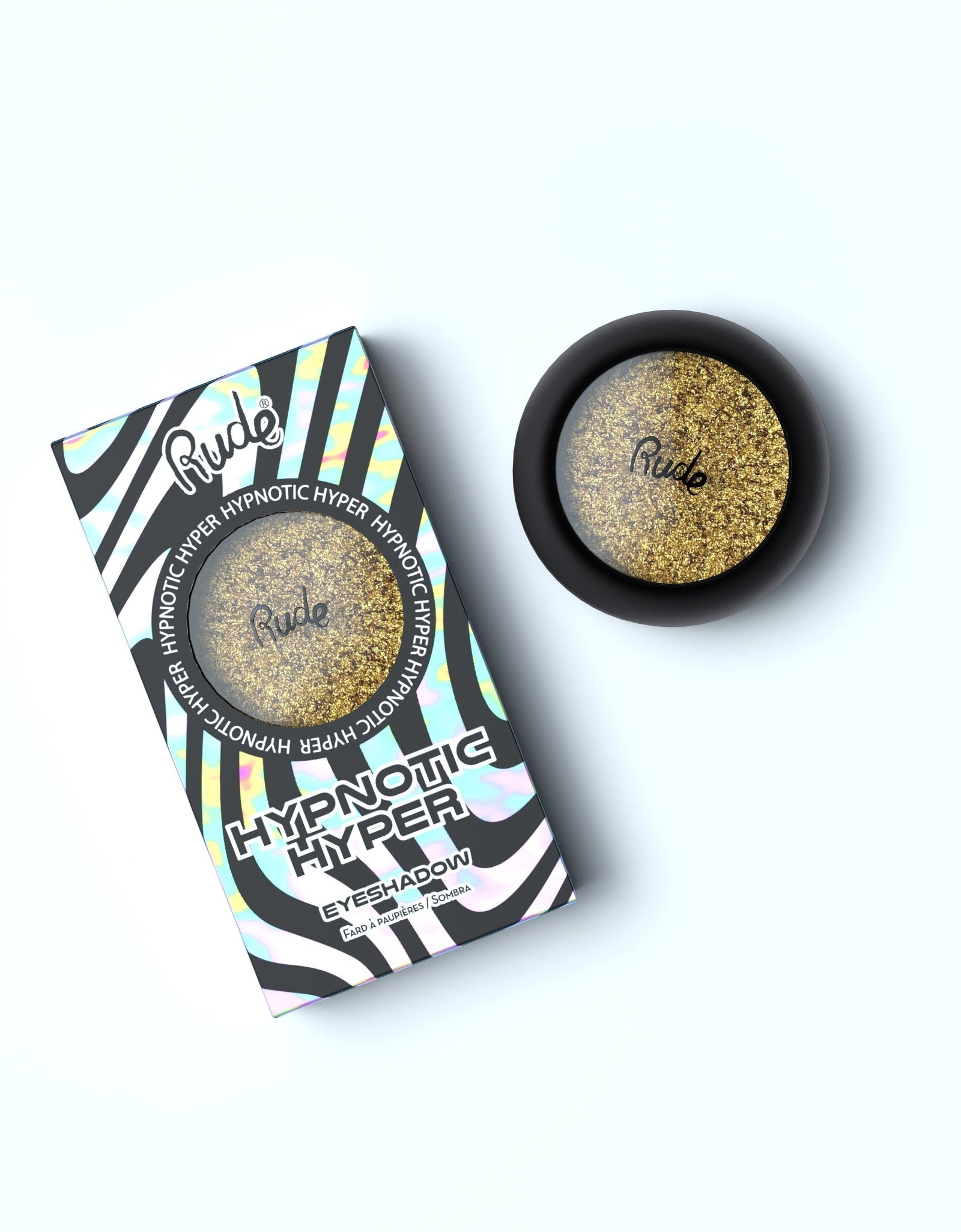RUDE Hypnotic Hyper Duo Chrome Eyeshadow - Delirium