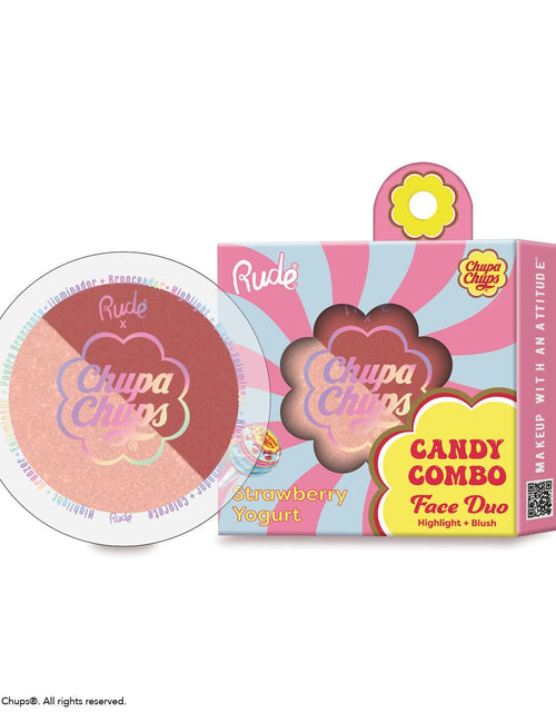 Load image into Gallery viewer, RUDE Chupa Chups Candy Combo Face Duo - Strawberry Yogurt
