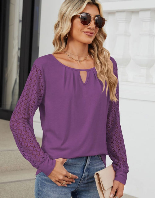 Load image into Gallery viewer, Cutout Round Neck Long Sleeve T-Shirt
