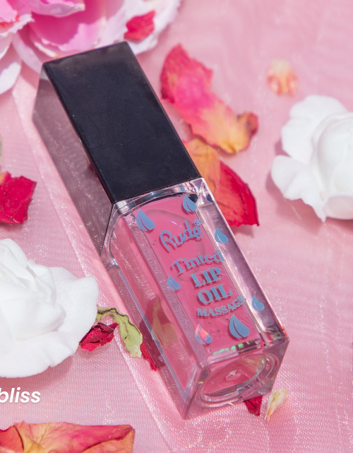 Load image into Gallery viewer, RUDE Lip Oil Massage Tinted &amp; Plumping Lip Oil - Bliss
