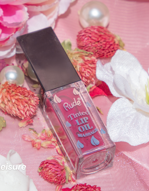 Load image into Gallery viewer, RUDE Lip Oil Massage Tinted &amp; Plumping Lip Oil - Leisure
