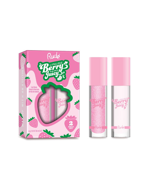 Load image into Gallery viewer, RUDE Berry Juicy Lip Gloss Duo - Flirty / Pure Duo
