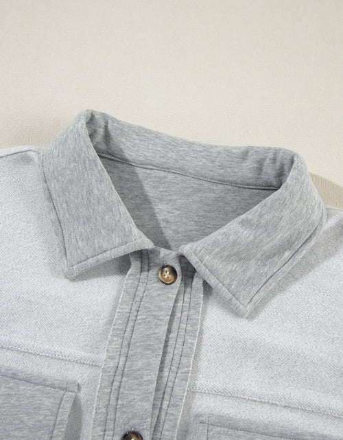 Load image into Gallery viewer, Pocketed Curved Hem Button Up Vest
